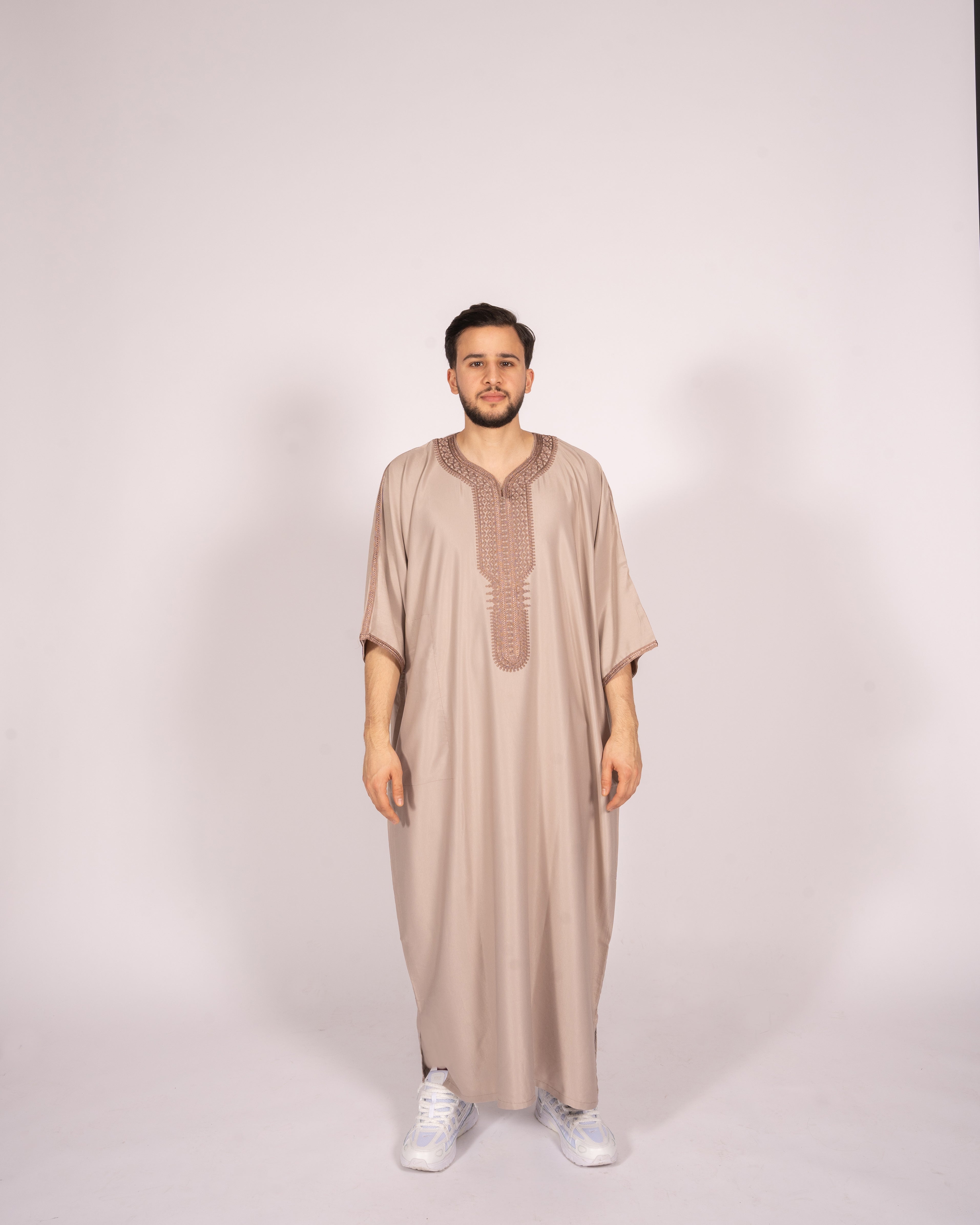 Gandoura Beige-Braun