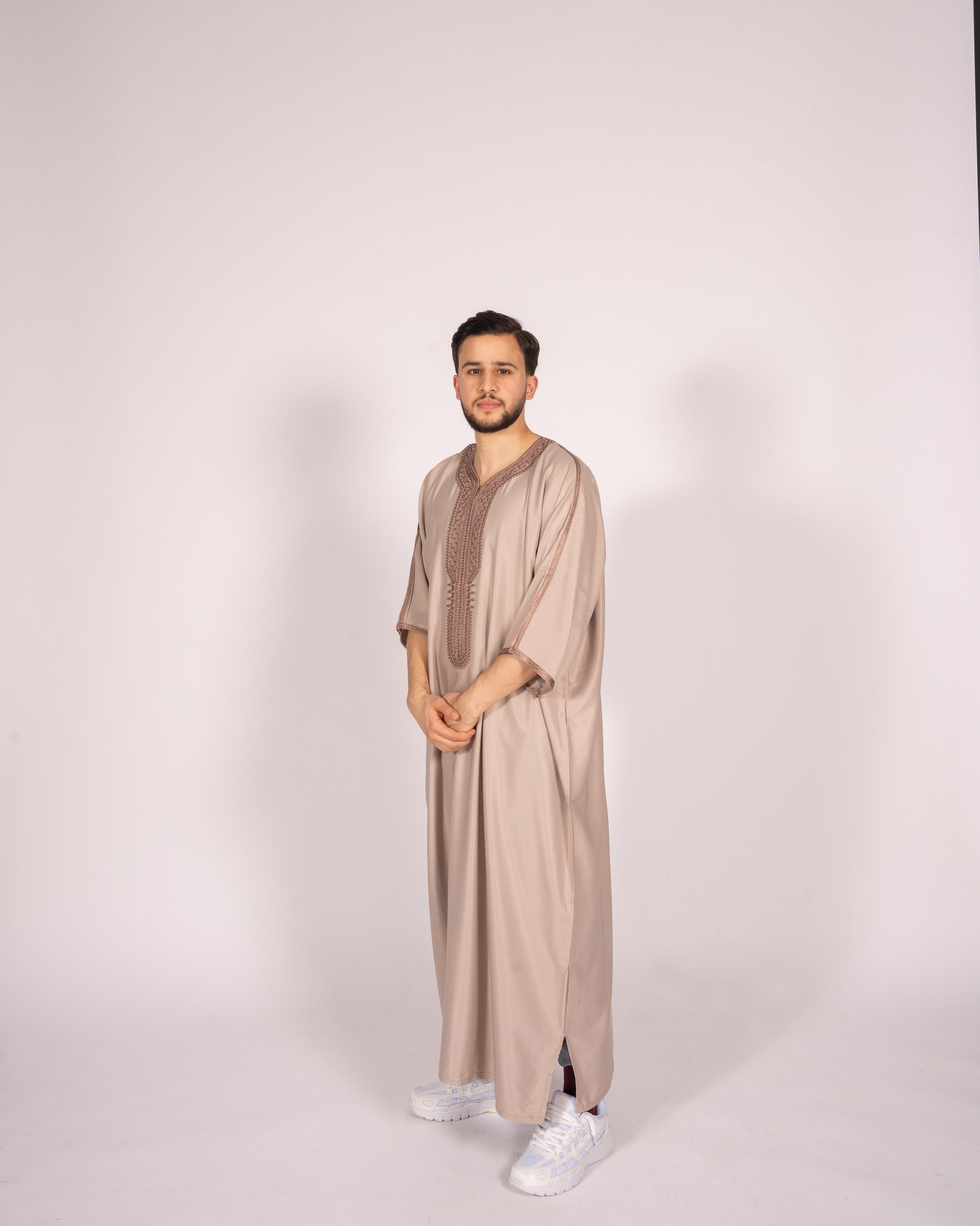 Gandoura Beige-Braun