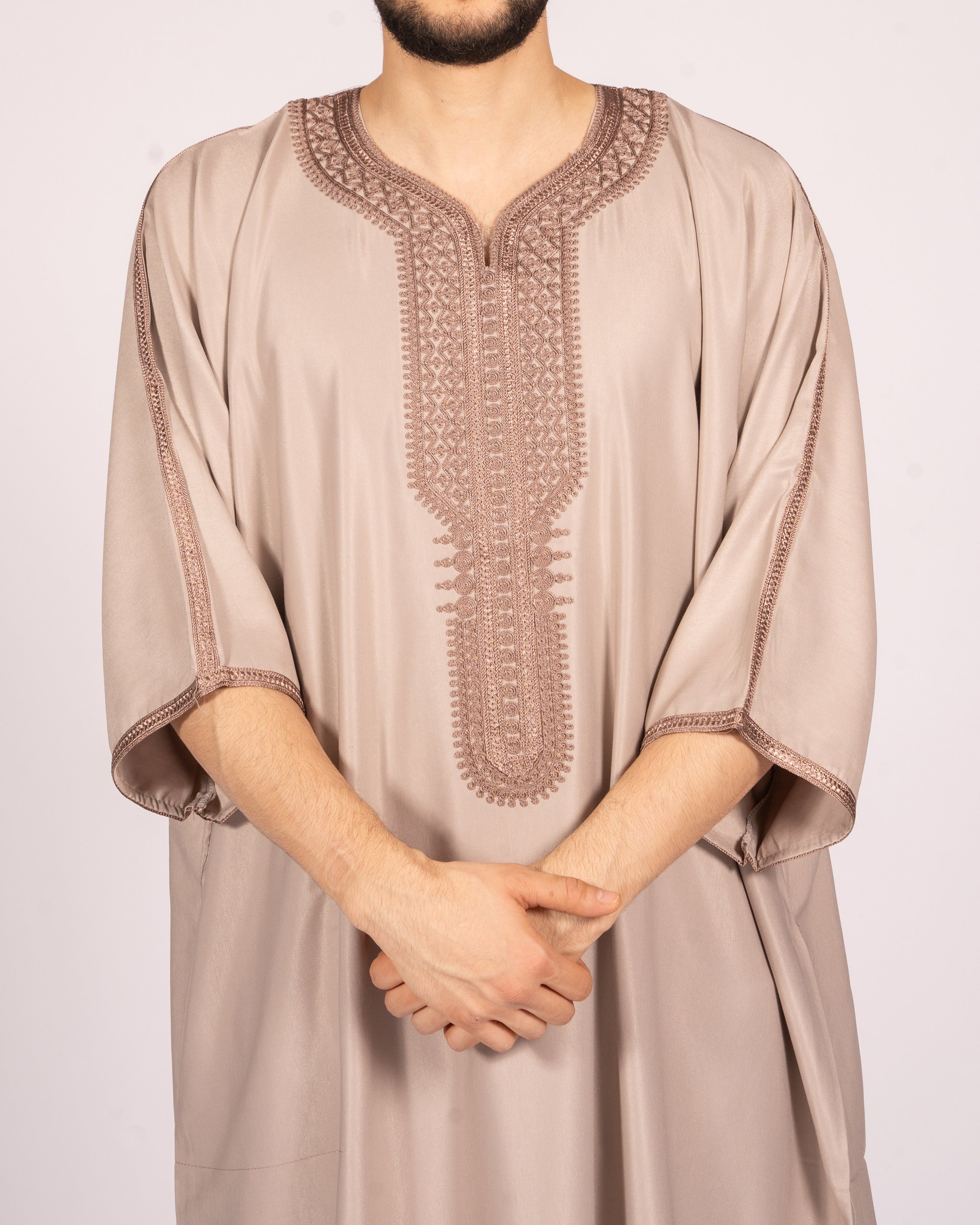 Gandoura Beige-Braun
