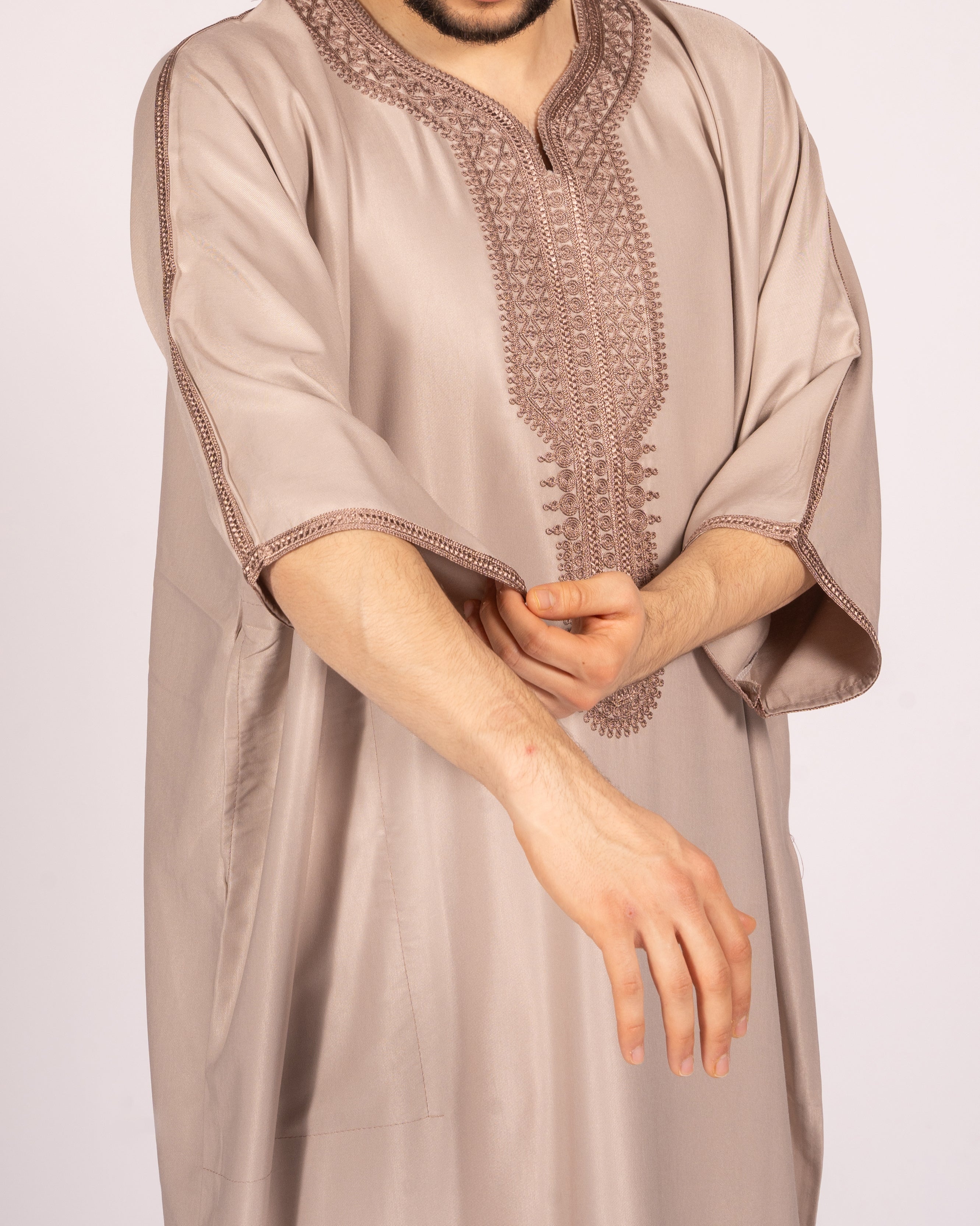 Gandoura Beige-Braun