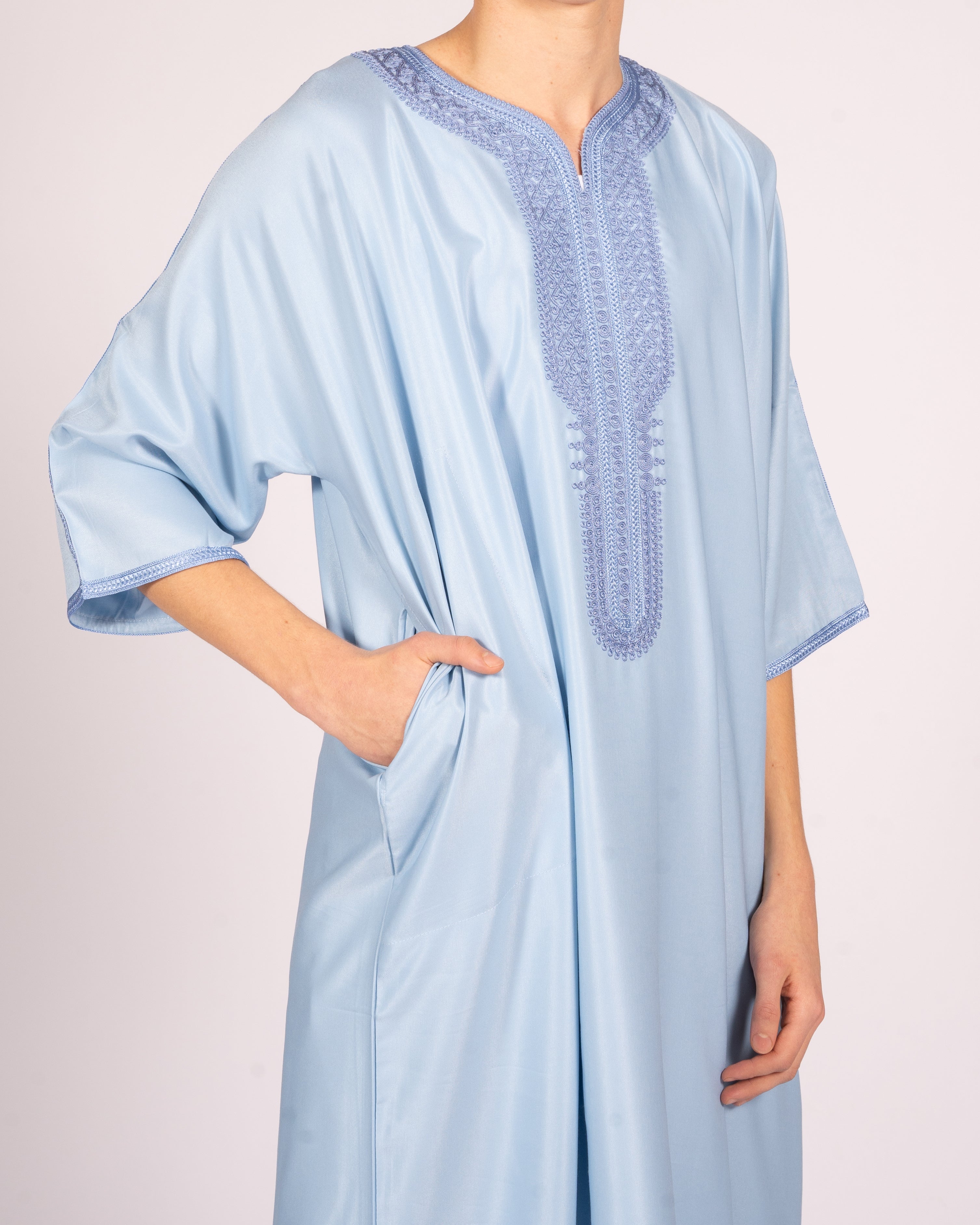 Gandoura Hellblau