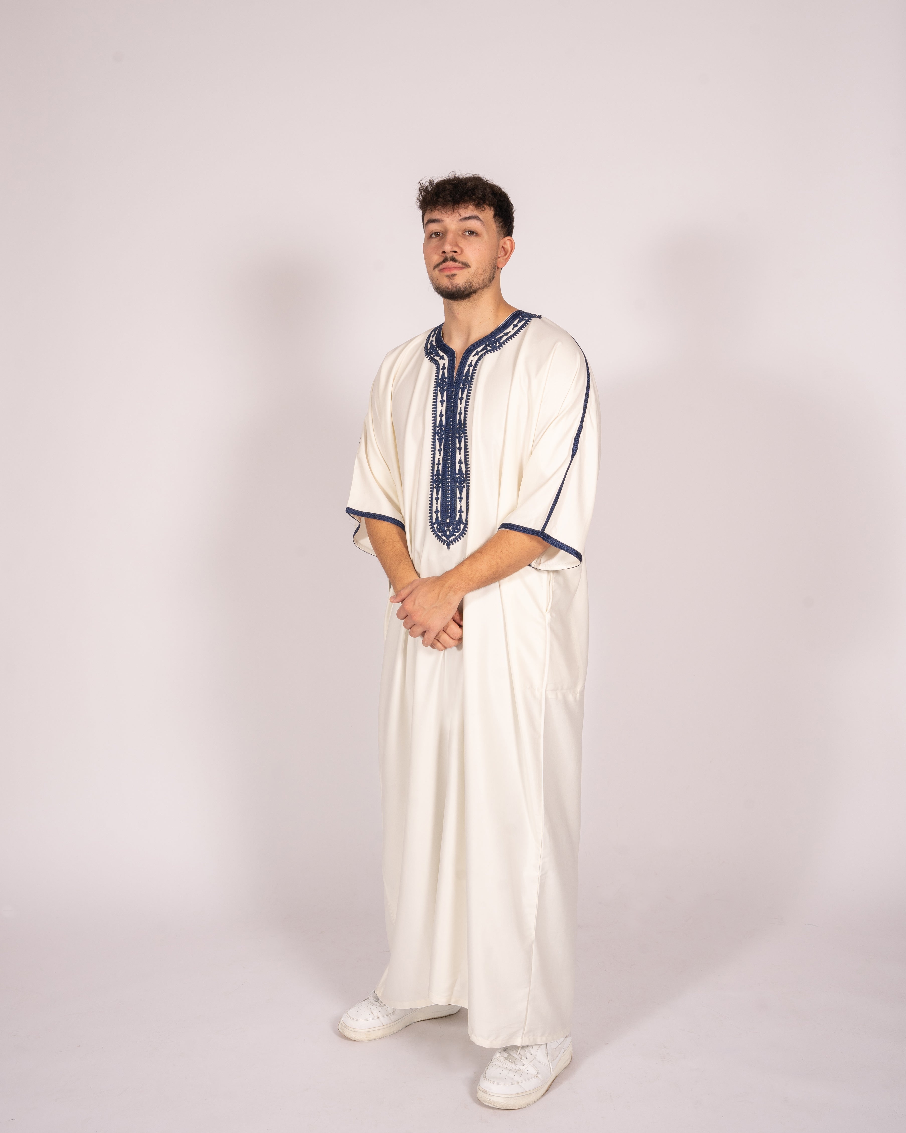 Gandoura Weiß-Blau