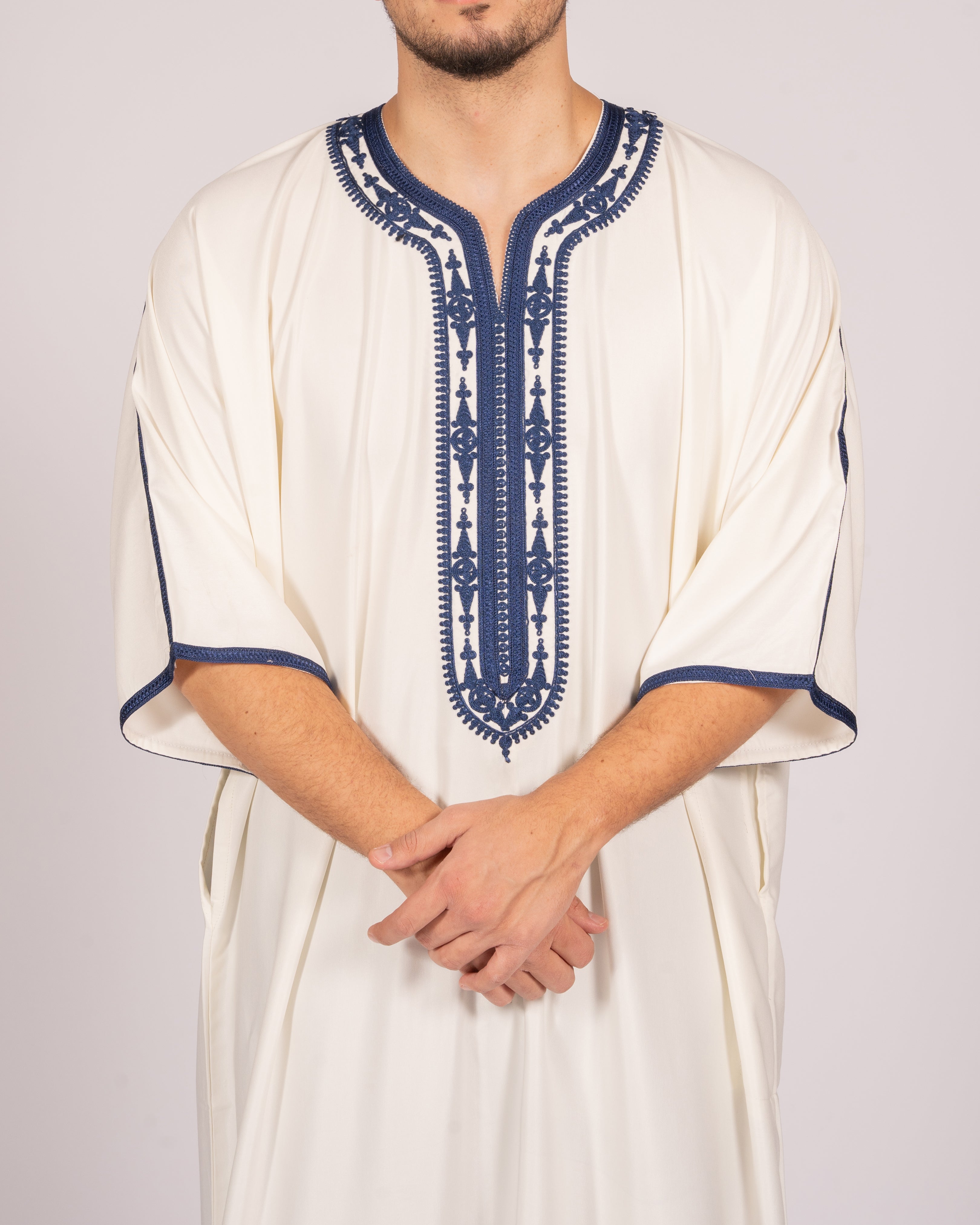 Gandoura Weiß-Blau