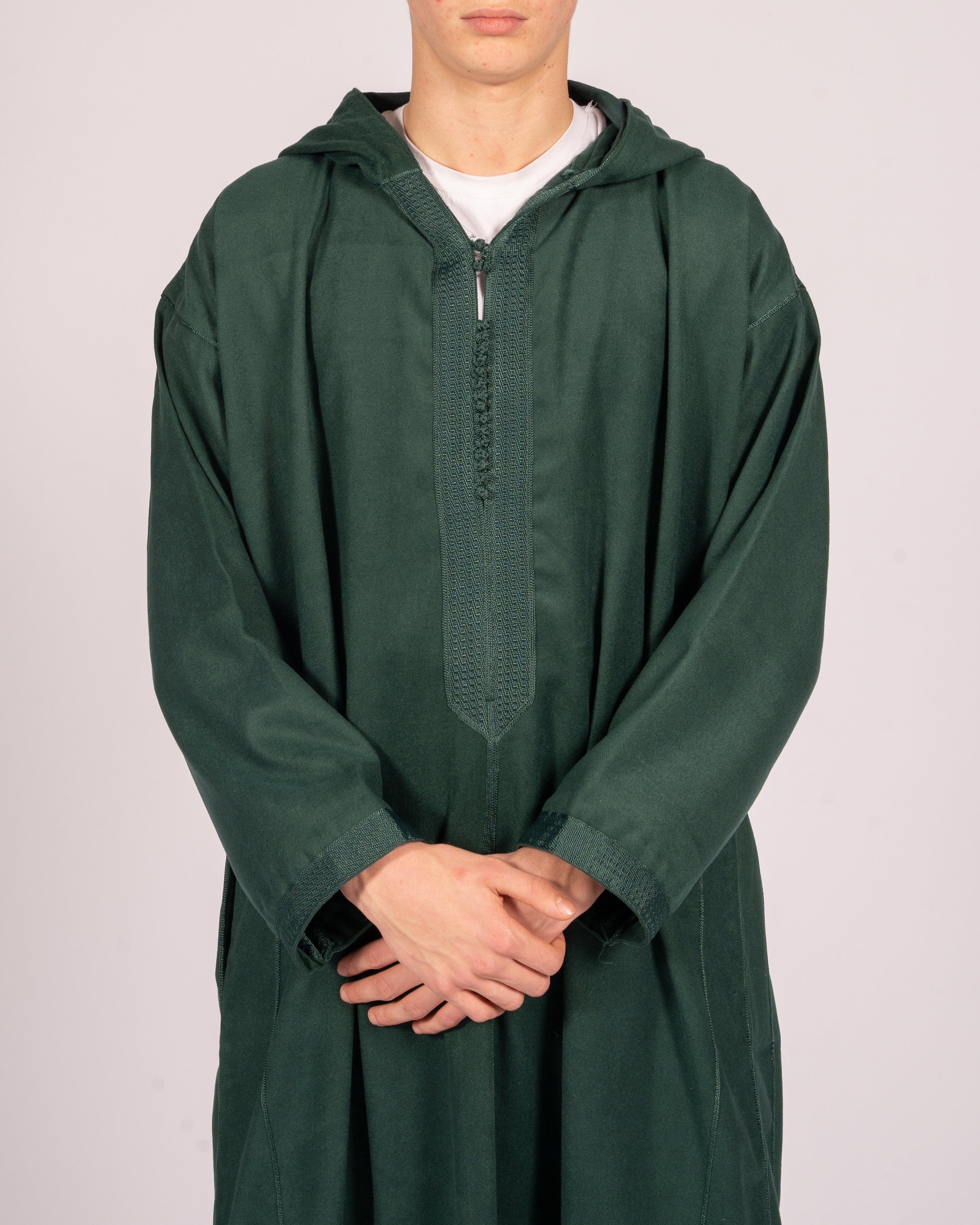 Djellaba Dunkelgrün