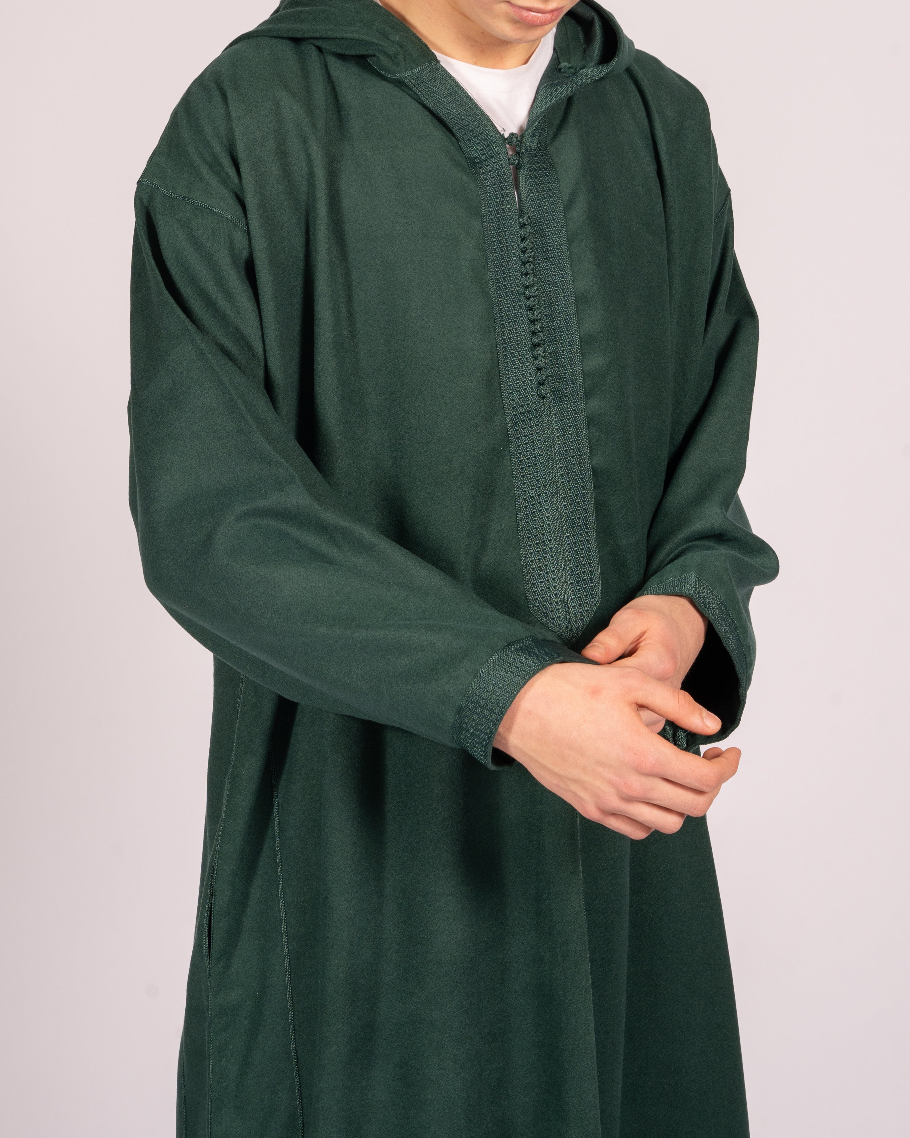 Djellaba Dunkelgrün
