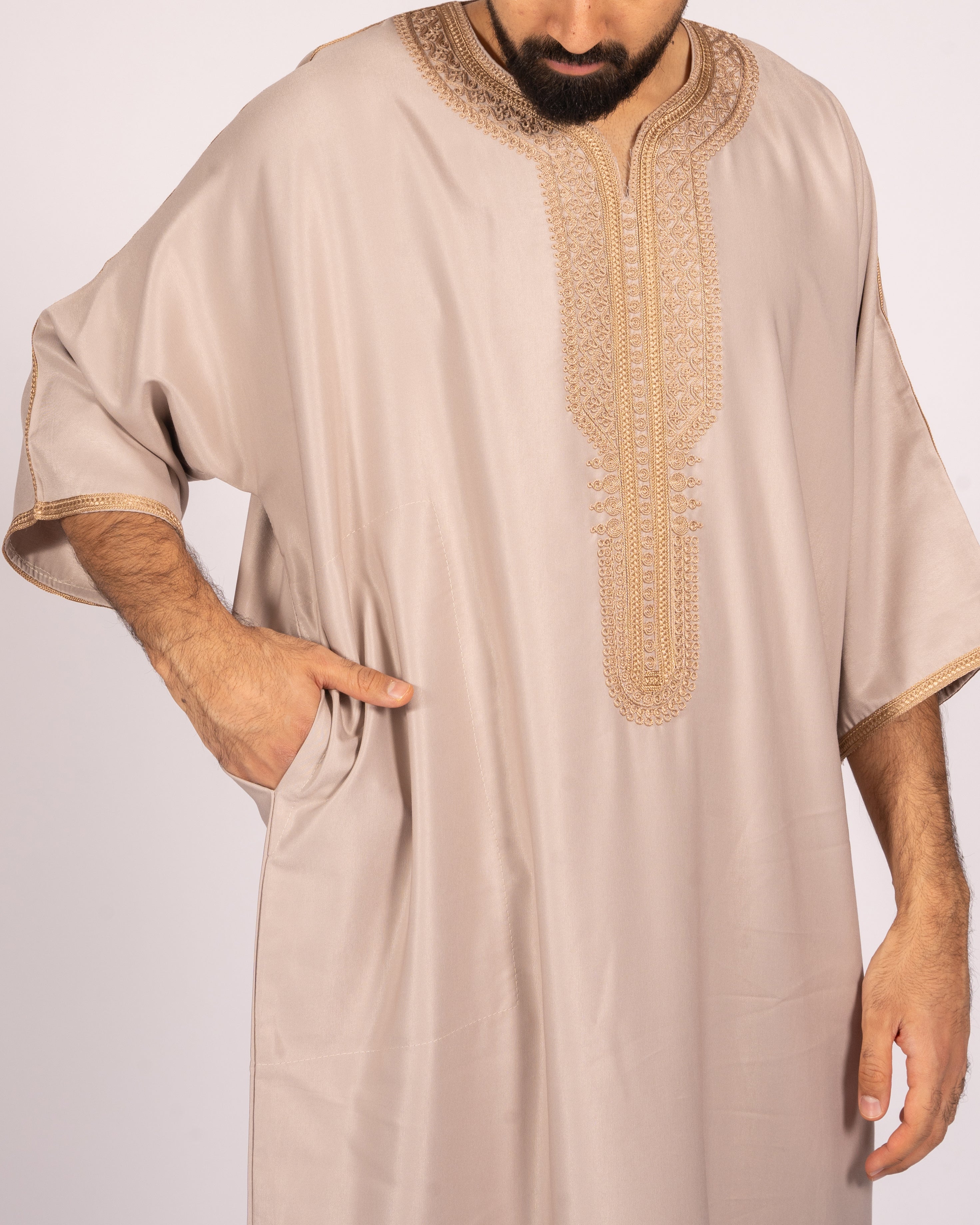 Gandoura Beige-Gold